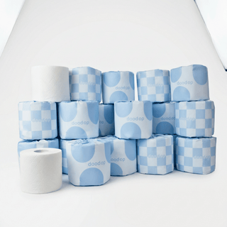 Blue Fluffy Marshmallow Cloud Rolls | 24-pack Toalettpapper