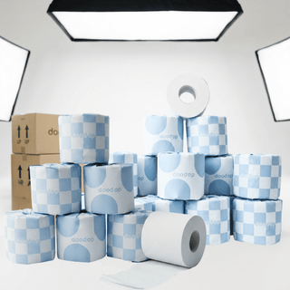 Blue Fluffy Marshmallow Cloud Rolls | 48-pack Toalettpapper
