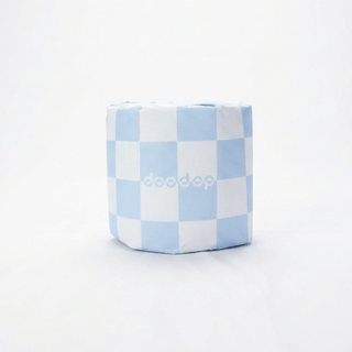 Toalettpapper 1-pack | Blue Fluffy Marshmallow Cloud Roll | Rutig