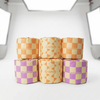 Party Pooper Pure Paper Rolls | 6-pack toalettpapper